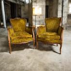 SET VAN 2 VINTAGE BAROK EENZITTEN / FAUTEUILS / CLUBZETELS, Ophalen of Verzenden