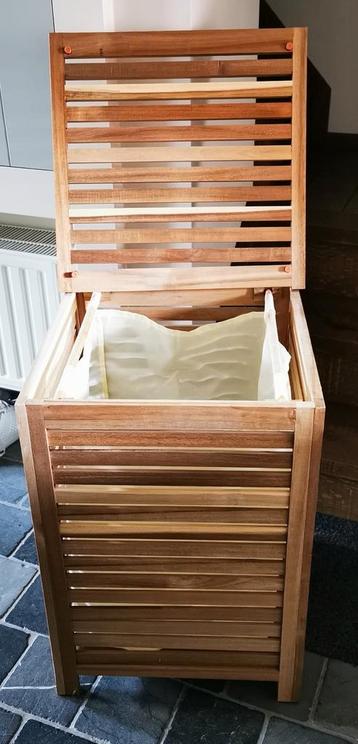 Houten wasmand, Huis en Inrichting, Ophalen, Zo goed als nieuw