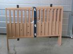 stevig houten babybed, Ophalen, Zo goed als nieuw, Minder dan 140 cm, Matras