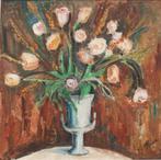 Maria Q.: Bloemenstilleven (80 x 80 cm), Antiek en Kunst, Kunst | Schilderijen | Klassiek, Verzenden
