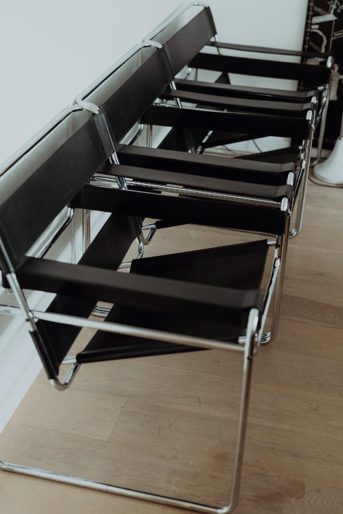 Originele Vintage Wassily chairs, Huis en Inrichting, Stoelen, Zo goed als nieuw, Ophalen