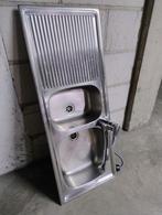 Keuken wastafel met kraan, Ophalen, Gebruikt, Chroom, Overige typen