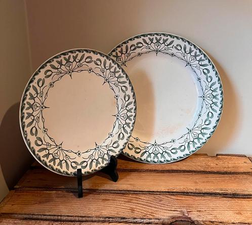 Duo antieke serveerborden Guy Boch Grand Depot vintage retro, Antiek en Kunst, Antiek | Servies los, Ophalen of Verzenden