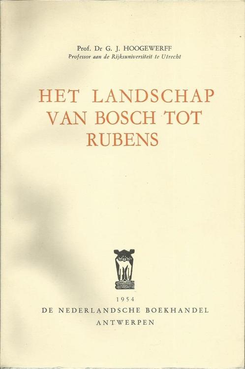 HET LANDSCHAP VAN BOSCH TOT RUBENS, Boeken, Kunst en Cultuur | Beeldend, Zo goed als nieuw, Schilder- en Tekenkunst, Ophalen of Verzenden