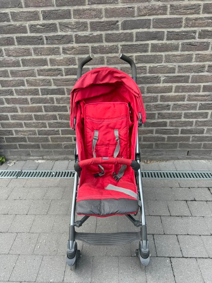 Chicco Liteway 3 Buggy, Kinderen en Baby's, Buggy's, Zo goed als nieuw, Verstelbare rugleuning, Ophalen
