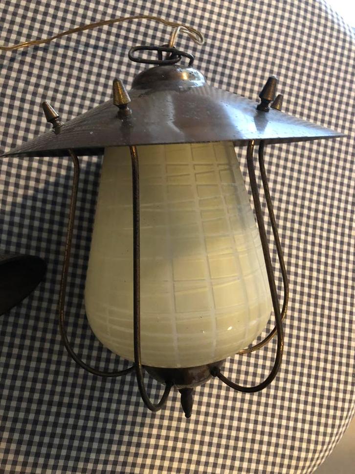 Antieke lamp, Jardin & Terrasse, Éclairage extérieur, Comme neuf, Suspension, Enlèvement ou Envoi
