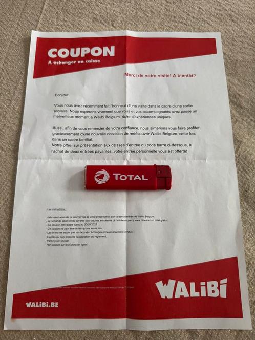 Ticket walibi, Tickets en Kaartjes, Recreatie | Pretparken en Attractieparken, Eén persoon, Kortingskaart, Arrangement