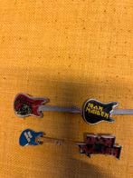 Iron maiden 4 gitaar pins jaren 80, Enlèvement ou Envoi