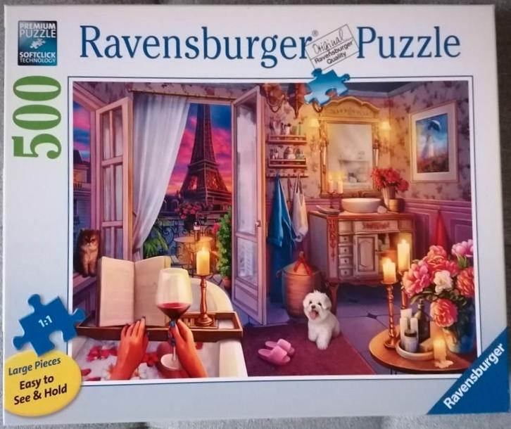 Ravensburger puzzel XL, Hobby en Vrije tijd, Denksport en Puzzels, Gebruikt, Legpuzzel, 500 t/m 1500 stukjes, Ophalen