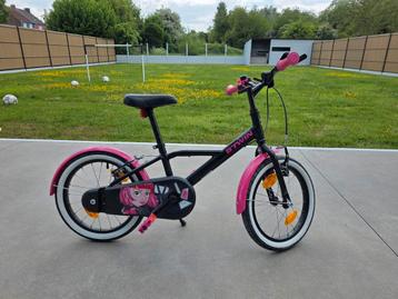 Vélo BTWIN 16 pouces fille 4-6 ans beschikbaar voor biedingen