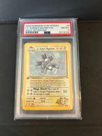 8/132 lt. surge's magneton 1e psa 8 € 70,00 holo, Hobby en Vrije tijd, Ophalen of Verzenden, Losse kaart