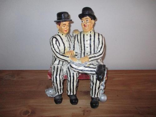 beeld van de dikke en de dunne ,Stan laurel en Oliver hardy, Verzamelen, Beelden en Beeldjes, Gebruikt, Mens, Ophalen of Verzenden