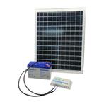 Solar 12 volt zonnepaneel set 20W met regelaar en 7Ah accu, Ophalen of Verzenden, Nieuw