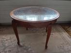 Prachtig antieke tafeltje met glazenblad, Ophalen