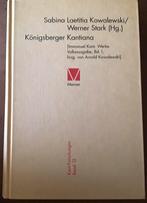 Königsberger Kantiana - Kant Volksausgabe, Comme neuf, Enlèvement ou Envoi