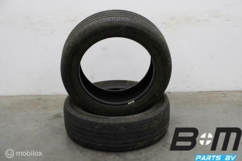 2 x 2155518 95T Continental EcoContact 6 met 5mm 215 55 18, Auto-onderdelen, Banden en Velgen, Band(en), Gebruikt