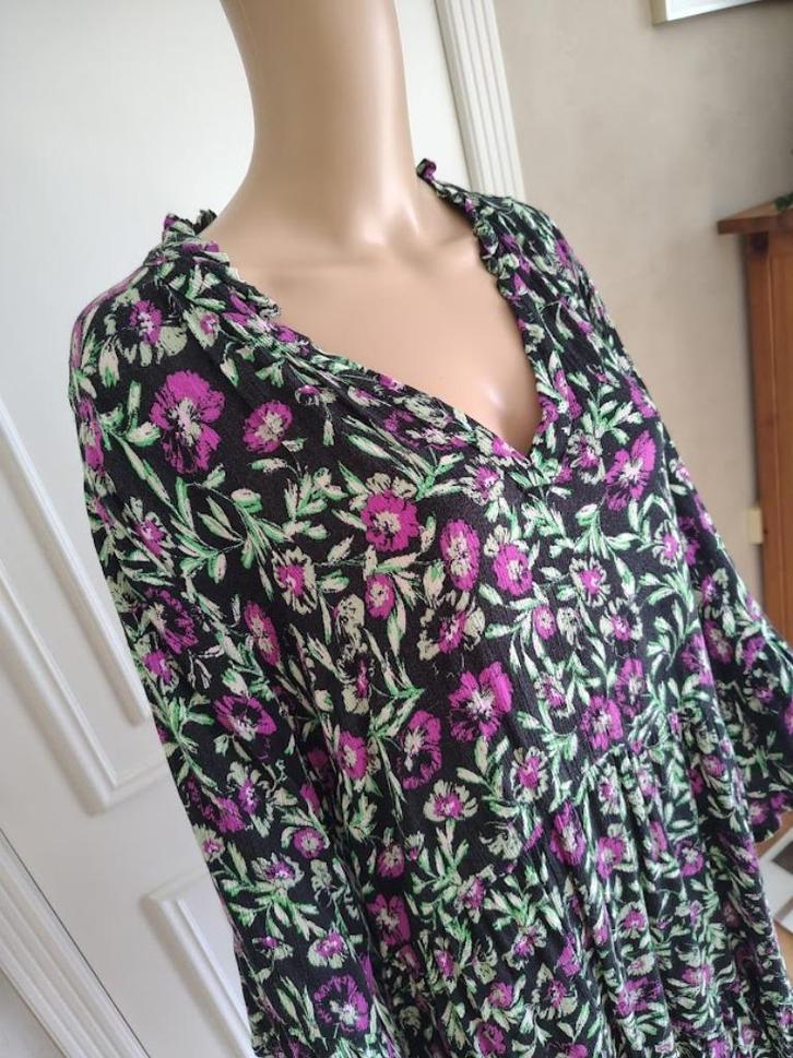 maxi jurk van kaffe curve, Kleding | Dames, Jurken, Zo goed als nieuw, Maat 46/48 (XL) of groter, Onder de knie, Verzenden