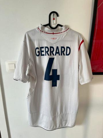 Maillot d'Angleterre Steven Gerrard #4 2005-07