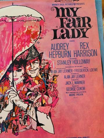 Lp plaat My fair Lady met Audrey Hepburn (1964)  disponible aux enchères