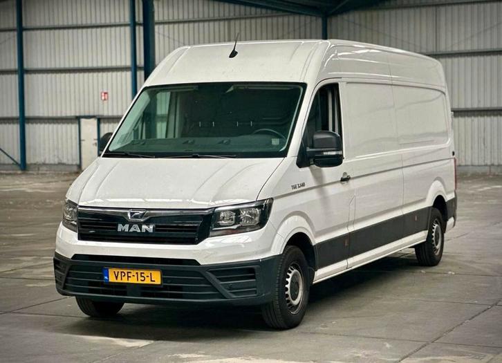 Man TGE 3.140, Auto's, Volkswagen, Diesel, Euro 6, Automaat, Wit, Ophalen