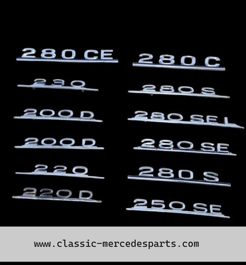 Embleem / typeplaatje Mercedes w114 w115 w108 w110 w111, Auto-onderdelen, Carrosserie, Gebruikt, Ophalen of Verzenden