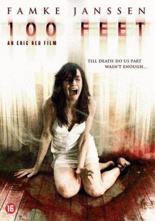 DVD - 100 Feet (2008) • Famke Janssen, Cd's en Dvd's, Dvd's | Horror, Zo goed als nieuw, Vanaf 16 jaar, Ophalen of Verzenden