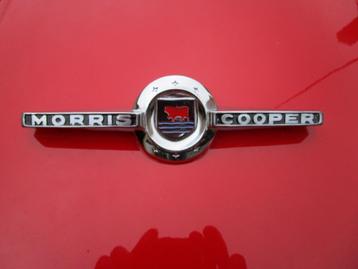 embleem motorkap MORRIS COOPER mk1 Klassieke Mini Cooper beschikbaar voor biedingen