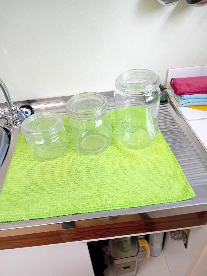 Pots à stériliser, Maison & Meubles, Cuisine | Casseroles & Poêles, Utilisé, Autres types, Verre, Enlèvement