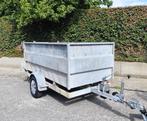 Kipper 750kg keuringsvrij 125x250cm, Auto diversen, Aanhangers en Bagagewagens, Ophalen, Zo goed als nieuw