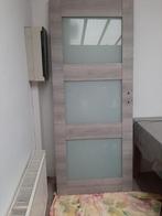 Glazen houten deur in goede staat, Doe-het-zelf en Bouw, Ophalen, Zo goed als nieuw, Hout