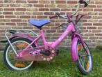 Kinderfiets meisjesfiets roze 16 inch, Fietsen en Brommers, Ophalen, 16 inch