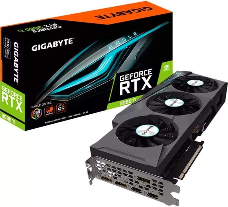 gigabyte rtx 3080ti eagle, Computers en Software, Videokaarten, Gebruikt, Nvidia, PCI-Express 4.0, GDDR6, HDMI, DisplayPort, Ophalen of Verzenden