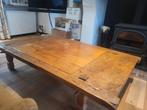 Antieke salontafel (voormalige weeftafel), Huis en Inrichting, Tafels | Salontafels, Ophalen, Gebruikt, 100 tot 150 cm, 150 tot 200 cm