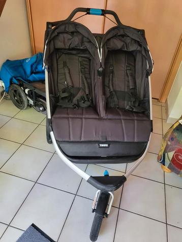Thule Urban Glide 2 dubbelzit, Kinderen en Baby's, Ophalen, Zo goed als nieuw