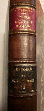 Livre manuscrit sur le droit romain 1884-1885, Enlèvement ou Envoi