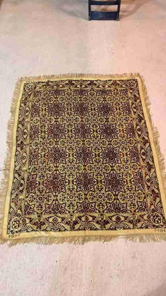 Tafelkleed goudgeel 155/129, Huis en Inrichting, Tafelkleden, Gebruikt, Verzenden