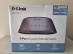 D-Link 5-Port Gigabit Desktop Switch-NIEUW!, Enlèvement ou Envoi, Neuf