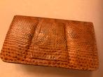Clutch jaren ‘50 - slangenleder - Italiaans design, Enlèvement, Utilisé, Brun, Cuir