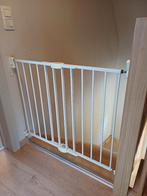 verstelbaar traphek lindam wit, Kinderen en Baby's, Ophalen, Gebruikt