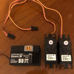 Rc onderdelen: servo's, zender, ontvangers, motor, oplader, Ophalen, Gebruikt