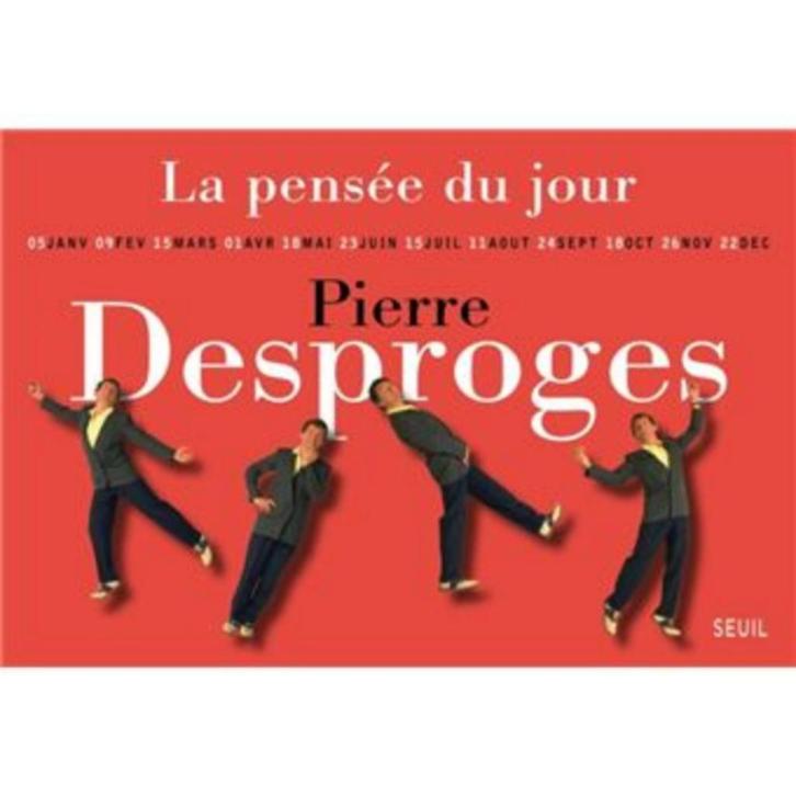 Pierre Desproges - La pensée du jour (broché), Boeken, Humor, Gelezen, Anekdotes en Observaties, Ophalen of Verzenden