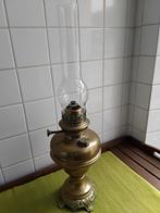 koperen petroleum/ olie lamp, Antiek en Kunst, Ophalen of Verzenden