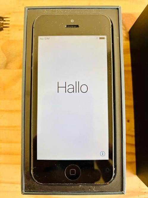 iPhone 5 16gb Black & Slate in Perfecte Staat, Telecommunicatie, Mobiele telefoons | Apple iPhone, Zo goed als nieuw, 16 GB, iPhone 5
