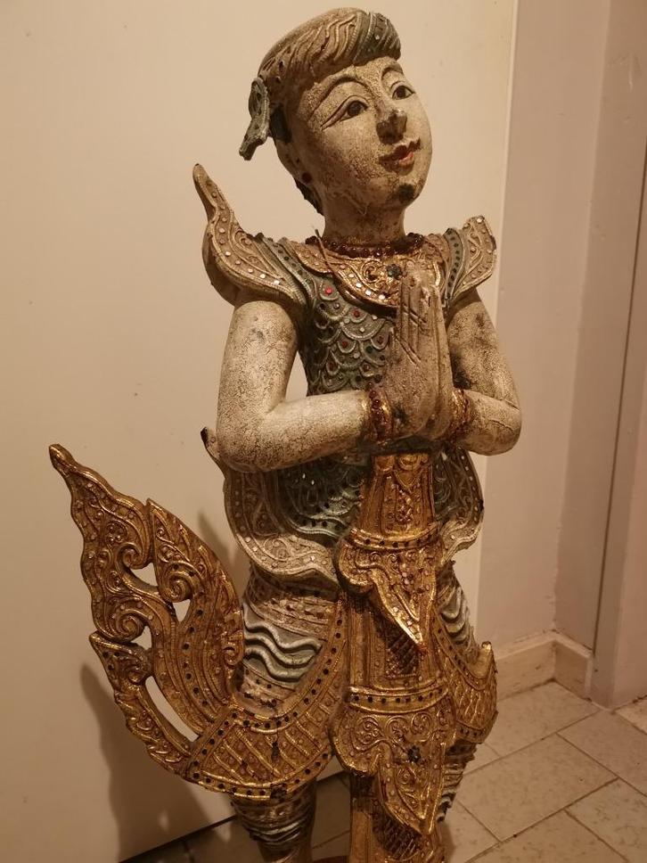 Indonesishe tempelwachter, Huis en Inrichting, Woonaccessoires | Boeddhabeelden, Gebruikt, Ophalen