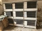 Konijne hokken  (batterij), Dieren en Toebehoren, Ophalen, Gebruikt, Hok, Konijn
