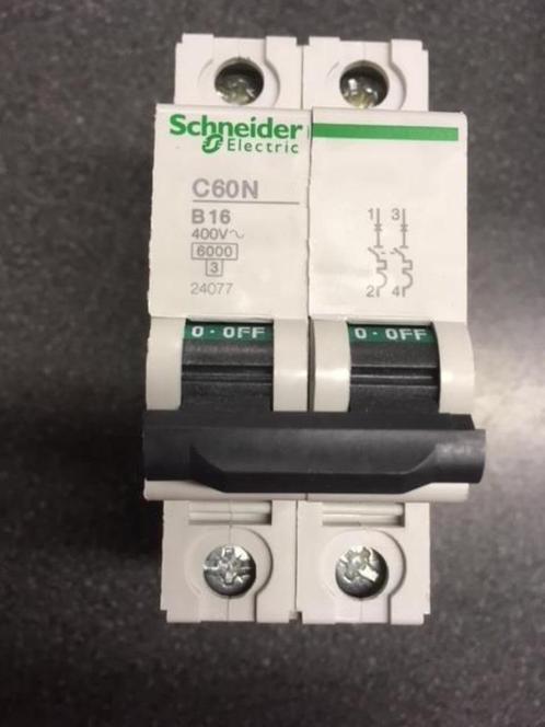 424. Installatieautomaat Schneider Electric B16 B20 B25, Hobby en Vrije tijd, Elektronica-componenten, Nieuw, Ophalen of Verzenden