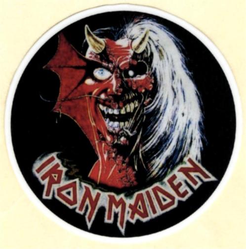 Iron Maiden sticker #6, Collections, Musique, Artistes & Célébrités, Neuf, Envoi