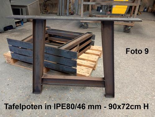 NIEUWE tafelpoten 90x72cm hoog in IPE - tafelpoot - eettafel, Huis en Inrichting, Tafelonderdelen, Nieuw, Tafelpoot, 200 cm of meer