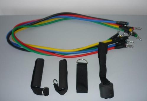 Fitness Elastiek - Resistance band kit, Sport en Fitness, Fitnessmaterialen, Nieuw, Ophalen of Verzenden