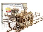 3D Houten Puzzel City Tram + Rails 1:30 - DIY Wood Build, Hobby en Vrije tijd, Modelbouw | Auto's en Voertuigen, Verzenden, Nieuw